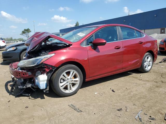 CHEVROLET CRUZE LT 2017 red sedan 4d gas 1G1BE5SM1H7130100 photo #1