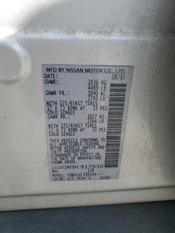 2015 NISSAN ROGUE S 5N1AT2MT9FC917050