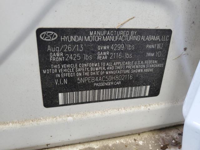 2013 HYUNDAI SONATA GLS - 5NPEB4AC5DH802116