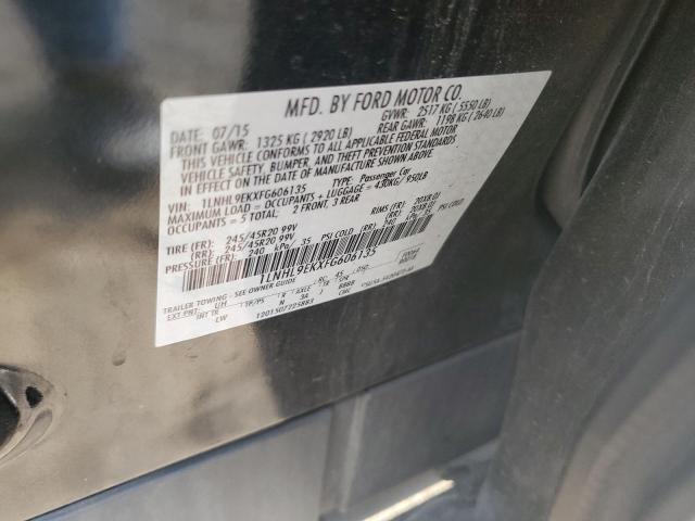 2015 LINCOLN MKS 1LNHL9EKXFG606135