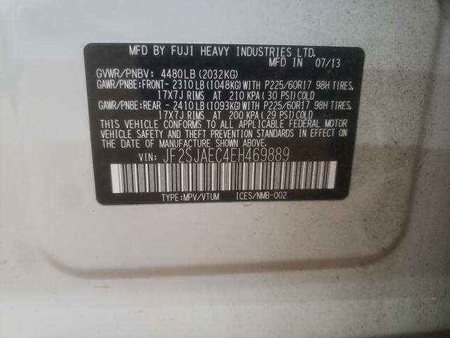 2014 SUBARU FORESTER 2.5I PREMIUM - JF2SJAEC4EH469889