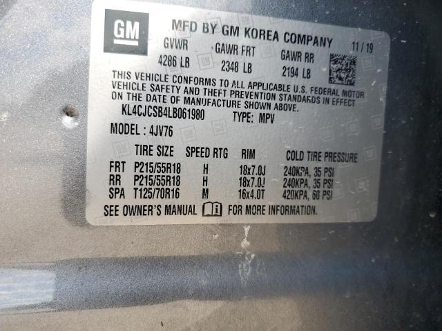 2020 BUICK ENCORE ESSENCE KL4CJCSB4LB061980