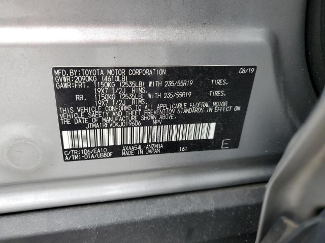2019 TOYOTA RAV4 XLE P - JTMA1RFV0KJ019606