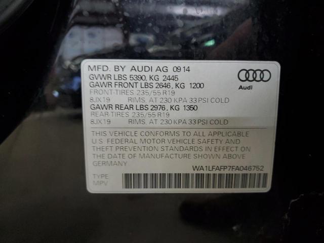 2015 AUDI Q5 PREMIUM - WA1LFAFP7FA046752