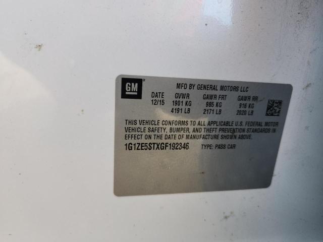 2016 CHEVROLET MALIBU LT 1G1ZE5STXGF192346