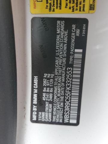 2015 BMW M4 WBS3R9C55FK332553