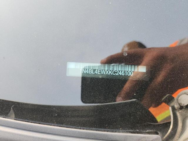 2019 NISSAN ALTIMA SL - 1N4BL4EWXKC246100