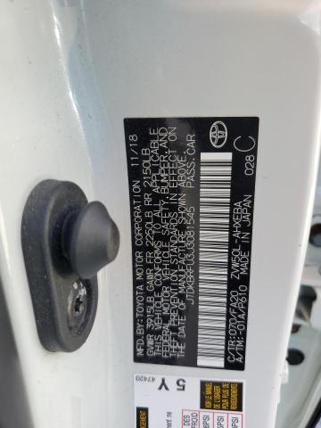 2018 TOYOTA PRIUS JTDKBRFU3J3081545