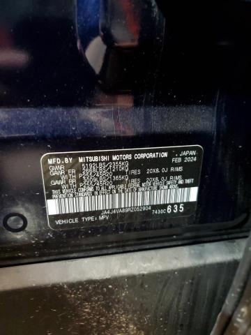 2024 MITSUBISHI OUTLANDER JA4J4VA89RZ052904