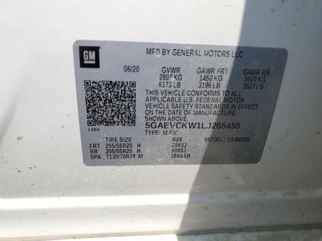 2020 BUICK ENCLAVE AVENIR 5GAEVCKW1LJ265455