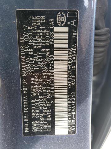 2017 TOYOTA COROLLA L 2T1BURHE2HC877480