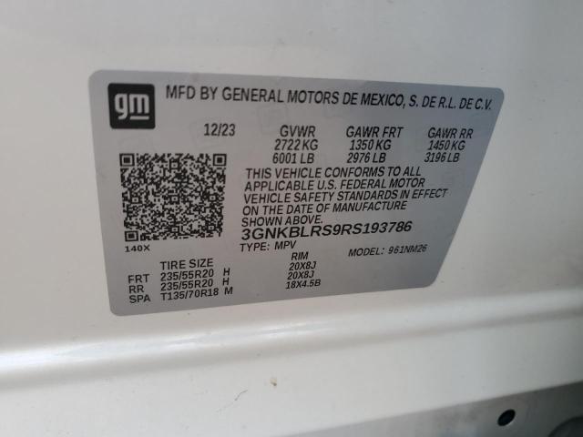 2024 CHEVROLET BLAZER PRE 3GNKBLRS9RS193786