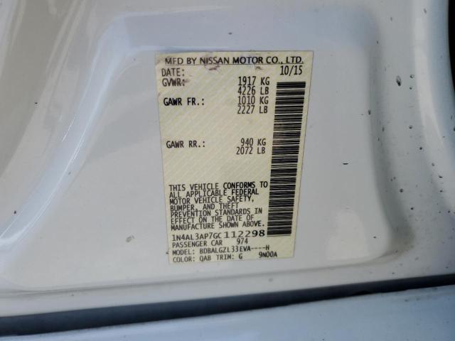 2016 NISSAN ALTIMA 2.5 - 1N4AL3AP7GC112298