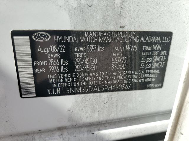 2023 HYUNDAI SANTA FE C 5NMS5DAL5PH490567