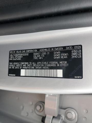 2024 VOLVO XC90 PLUS YV4062PE6R1222512