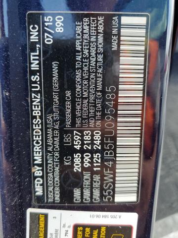 2015 MERCEDES-BENZ C 300 55SWF4JB5FU095485