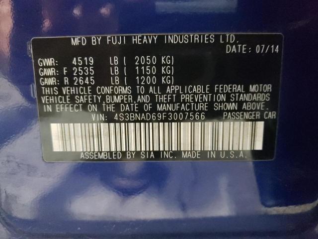 2015 SUBARU LEGACY 2.5 - 4S3BNAD69F3007566
