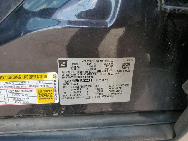 2015 GMC ACADIA SLE 1GKKRNED1FJ352681