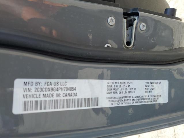 2023 DODGE CHARGER SXT 2C3CDXBG4PH704054