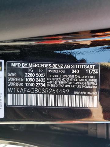 2025 MERCEDES-BENZ C 300 W1KAF4GB0SR264499