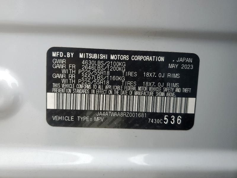 2024 MITSUBISHI ECLIPSE CR JA4ATWAA8RZ001681