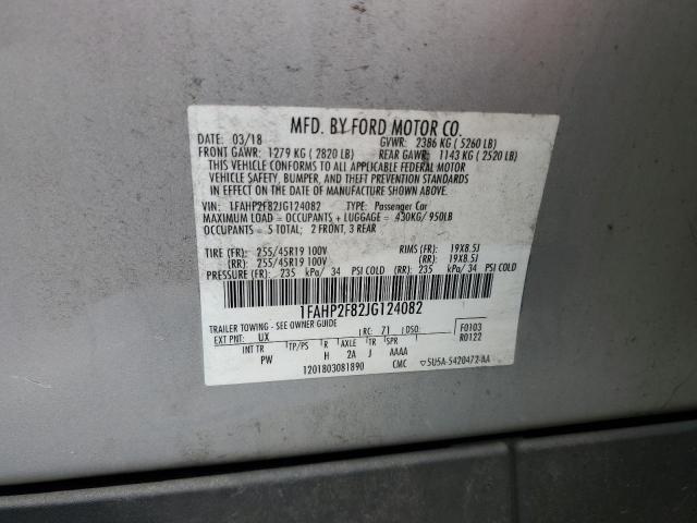 2018 FORD TAURUS LIMITED #3303996692