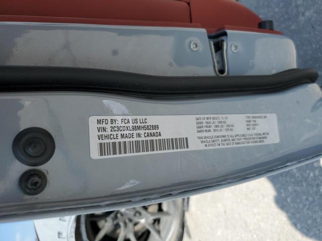 2021 DODGE CHARGER SRT HELLCAT 2C3CDXL98MH582889