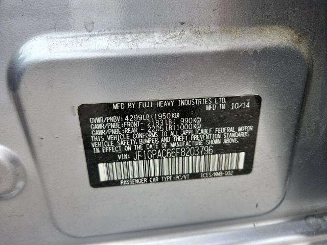 2015 SUBARU IMPREZA PR JF1GPAC66F8203796
