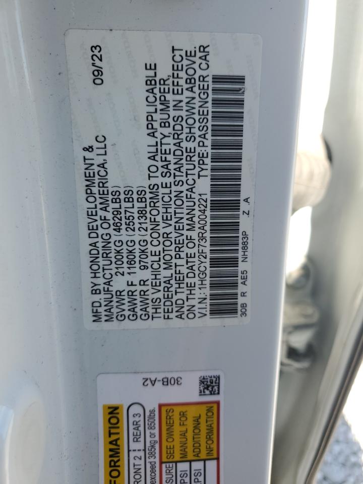 HONDA ACCORD HYBRID SPORT-L