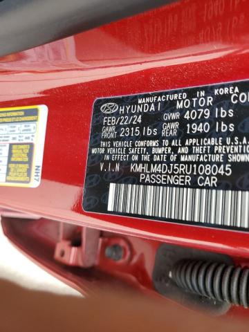 2024 HYUNDAI ELANTRA BLUE KMHLM4DJ5RU108045