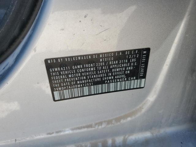 2013 VOLKSWAGEN JETTA SE - 3VWDP7AJ0DM412531