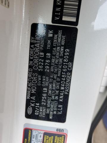 2015 KIA K900 KNALW4D48F6018099