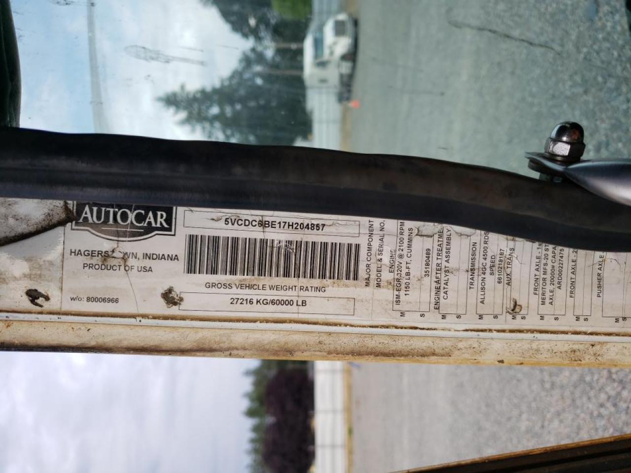 Lot #3268883229 2007 AUTOCAR LLC UNKNOWN