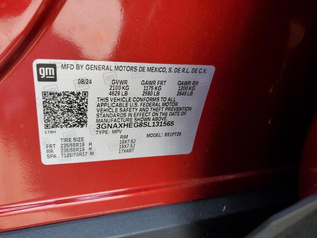 2025 CHEVROLET EQUINOX LT 3GNAXHEG8SL131565