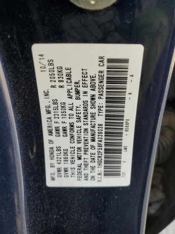 2015 HONDA ACCORD SPORT 1HGCR2F58FA039036