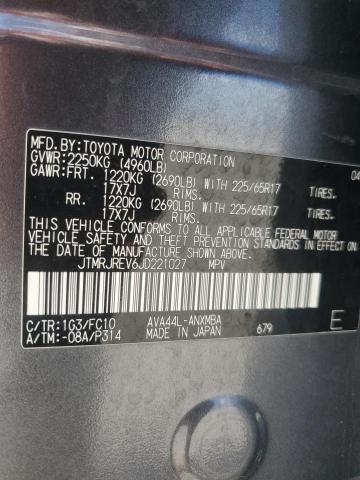 2018 TOYOTA RAV4 HV LE JTMRJREV6JD221027