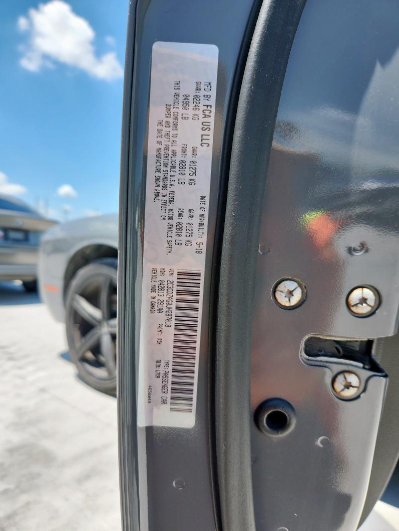 2018 DODGE CHALLENGER 2C3CDZAG0JH287018