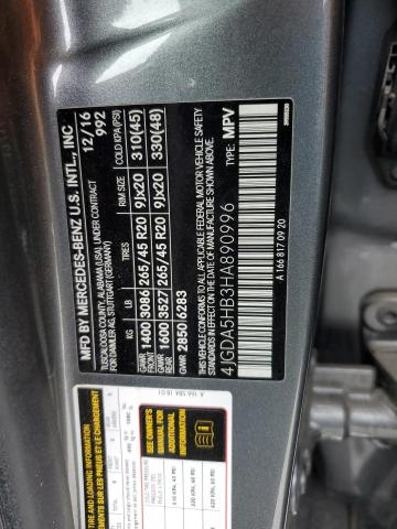 2017 MERCEDES-BENZ GLE 350 4M - 4JGDA5HB3HA890996