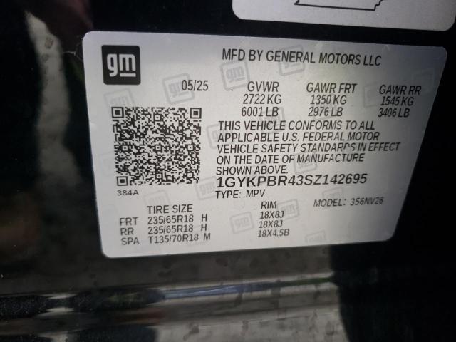 2025 CADILLAC XT6 LUXURY 1GYKPBR43SZ142695