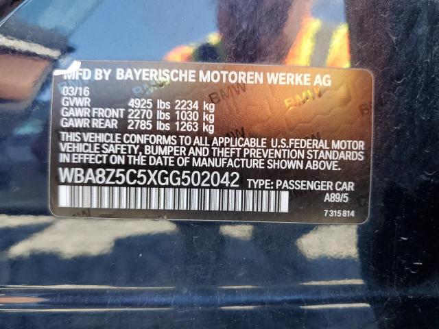 2016 BMW 328 XIGT SULEV WBA8Z5C5XGG502042