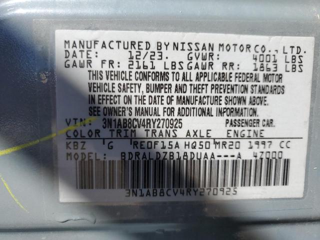 2024 NISSAN SENTRA SV - 3N1AB8CV4RY270925