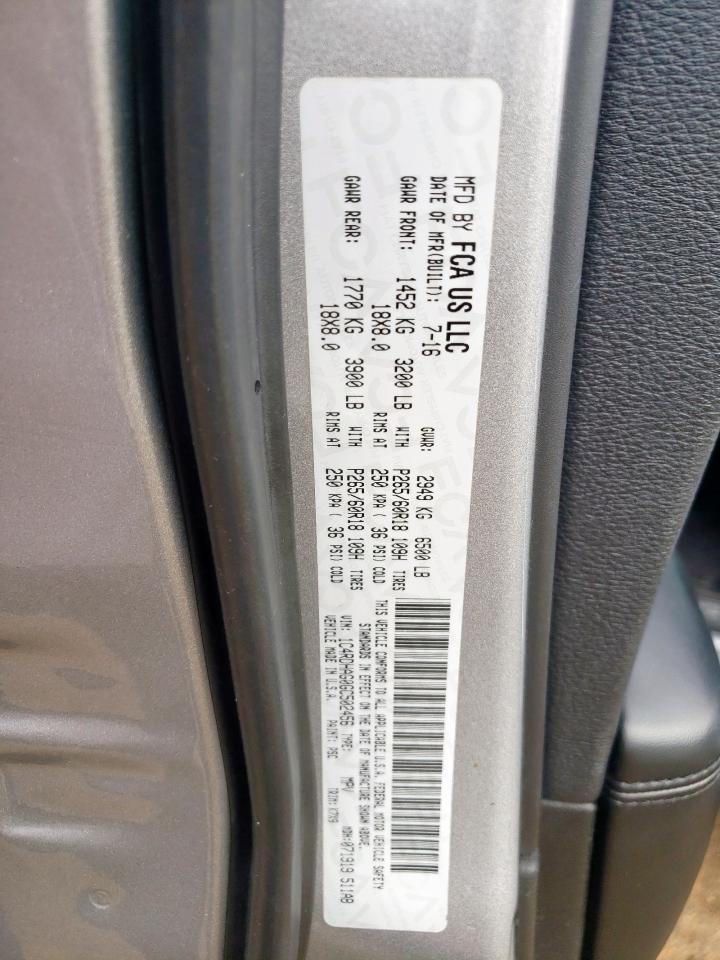 Lot #3318025382 2016 DODGE DURANGO SX