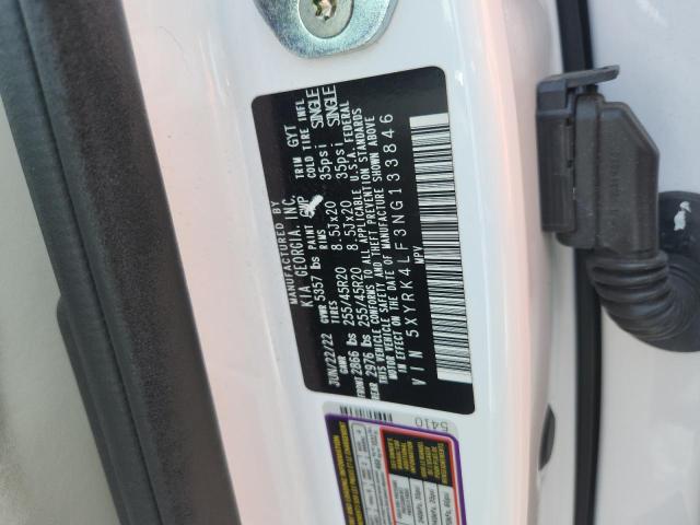 2022 KIA SORENTO SX 5XYRK4LF3NG133846