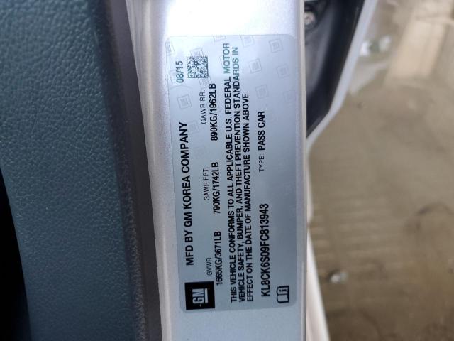 2015 CHEVROLET SPARK EV 1 - KL8CK6S09FC813943