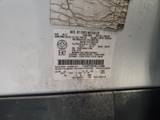 2017 FORD TAURUS LIM 1FAHP2J8XHG131086
