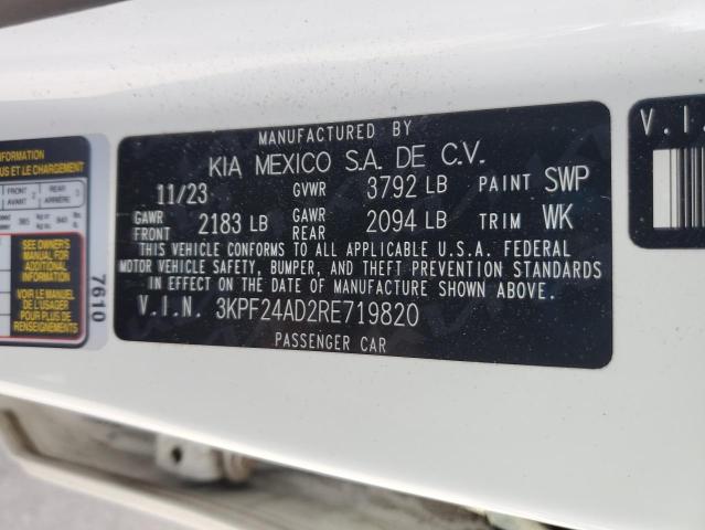 2024 KIA FORTE LX 3KPF24AD2RE719820