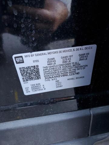 2022 CHEVROLET EQUINOX LT - 3GNAXKEV8NL115740