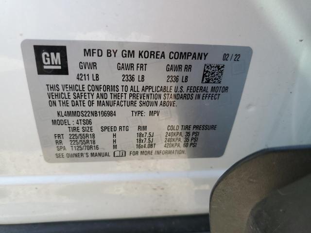 2022 BUICK ENCORE GX - KL4MMDS22NB106984