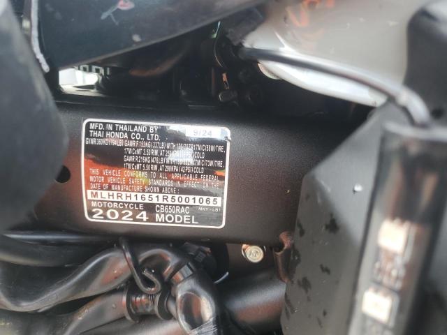 2024 HONDA CB650 R MLHRH1651R5001065