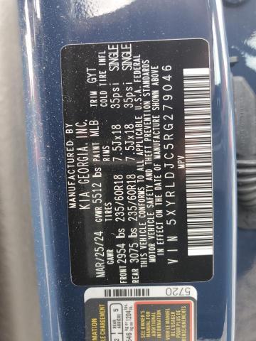 2024 KIA SORENTO S 5XYRLDJC5RG279046